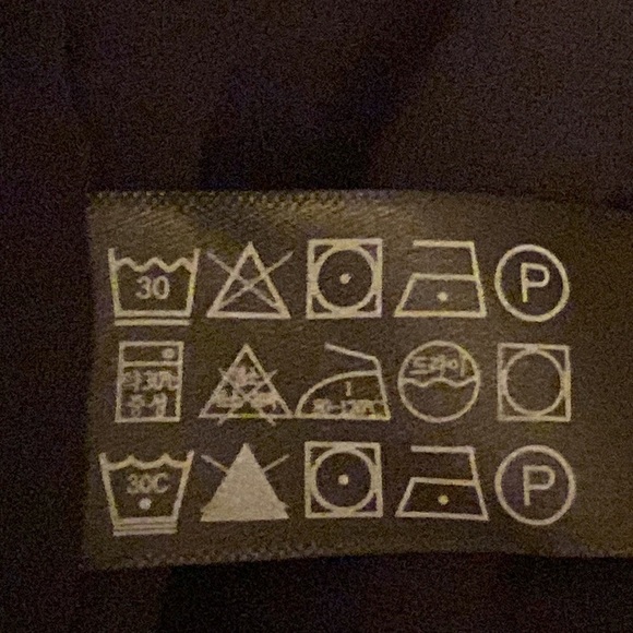 NWT Massimo Dutti Black Wrinkled Jacquard Mock Turtleneck Midi Dress. Size S. - Picture 8 of 9